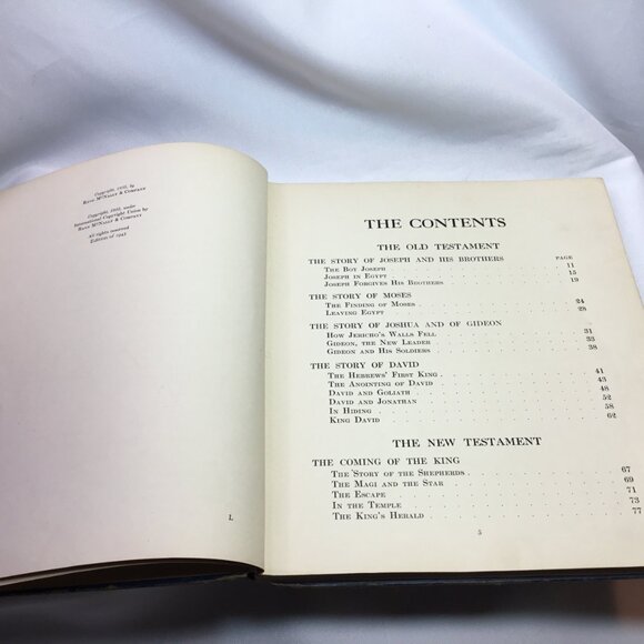 The Illustrated Bible Story Book Old Testament Illustrator Milo Winter 1928 HC - Picture 10 of 16